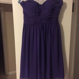 Purple Bridesmaid Dress